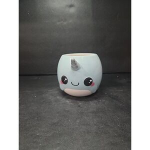 Narwhal Unicorn Mug, Blue Silver Sea Mug, Glitter Galaxy Seven 20,‎ Coffee Cup